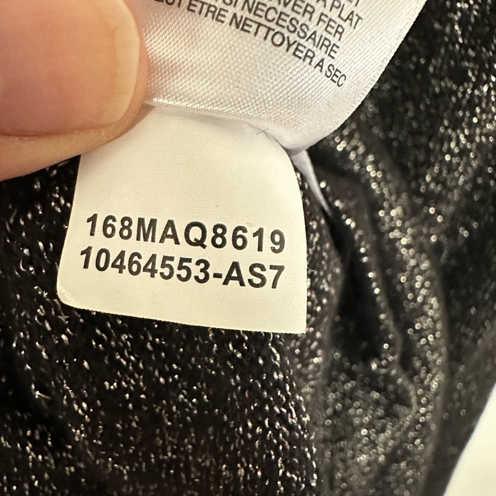 Evan-Picone Short Sleeve Turtle Sweater Dress Black Gold - Picture 5 of 5